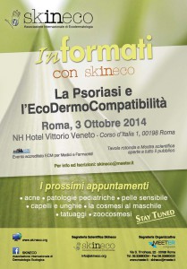 Locandina Skineco Psoriasi 2014